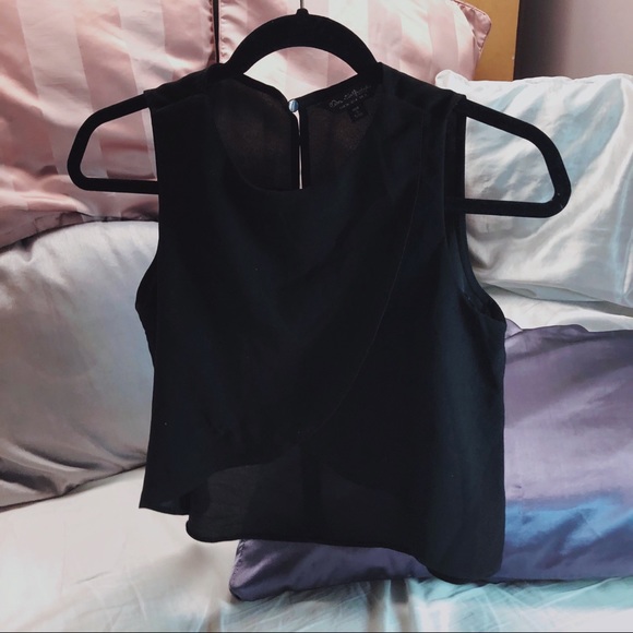 Black sleeveless blouse - Picture 4 of 6